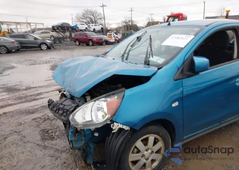 2014 Mitsubishi Mirage Es from USA, damaged, VIN ML32A4HJ2EH021521